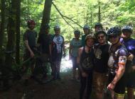 Group at the Ice Box - RTMBA mountain bike trail building